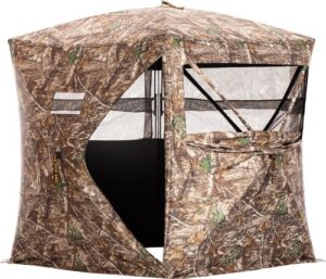 Rhino Blind RB24 RTE 3 Man | 5 Hub Most Durable Fabric Realtree Edge 600D