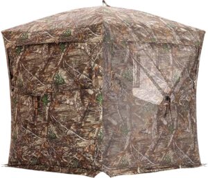 Rhino 180 Pro FD MOC-180 See Through Blind with Full Size Door-Mossy Oak