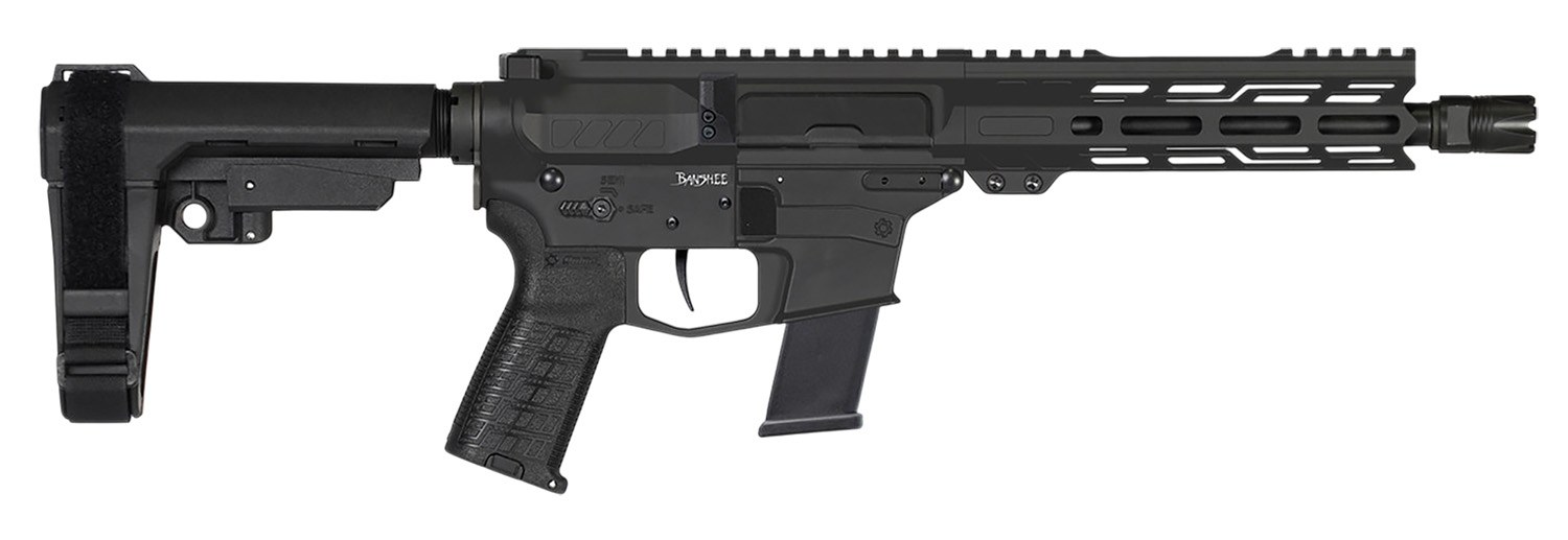 CMMG 10A570FAB Banshee MK10 10mm Auto 30+1 8" Black Nitride Medium Taper Threaded Barrel, EML 7" M-LOK Handguards, Black Armor Cerakote Aluminum