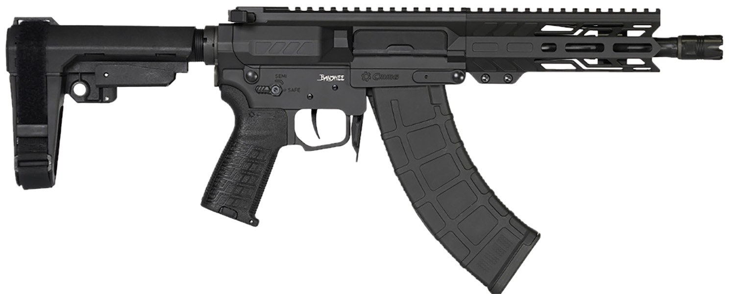 CMMG 76A950AAB Banshee MK47 7.62X39 30+1 8" EML 6" M-LOK Handguard 7075-T6 Aluminum CMMG Zeroed Pistol Grip