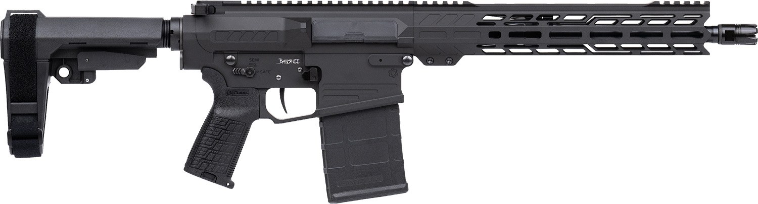 CMMG 33A030C-AB Banshee MK3 8.6 Blackout 20-Round 12.50" Black Nitride 11" M-LOK Handguard 7075-T6 Aluminum CMMG Zeroed Grip