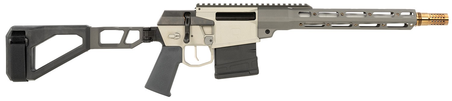 Q the Fix 8.6 Black 12IN Barrel 1 in 13 Twist Pistol with Brace Black Accents FIX-86-12IN-PISTOL