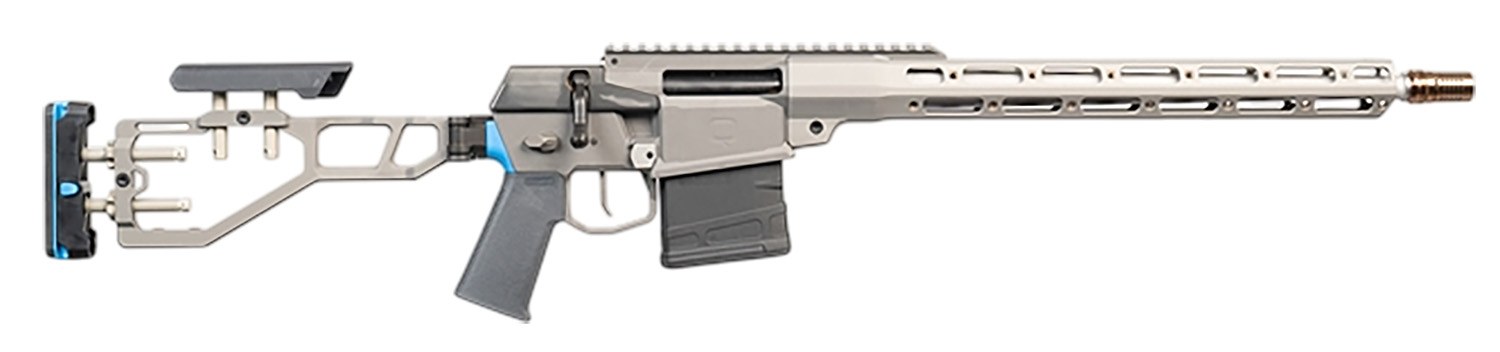 Q the Fix 308 Win 16IN Barrel 10-Round 1 in 10 Twist Rifle with Bottle Rocket Blue Accents Ca Compliant FIX-308-16IN-BLU-BR