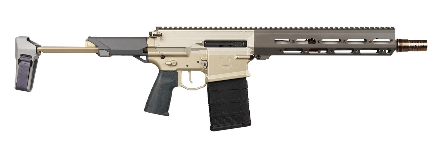 Q LLC BOOMBOX-86-12IN-PISTOL Boombox 8.6 Blackout 20+1 12" Bead Blasted Threaded Barrel, M-LOK Handguard, Aluminum Receiver with Picatinny Rail, Black - Image 2