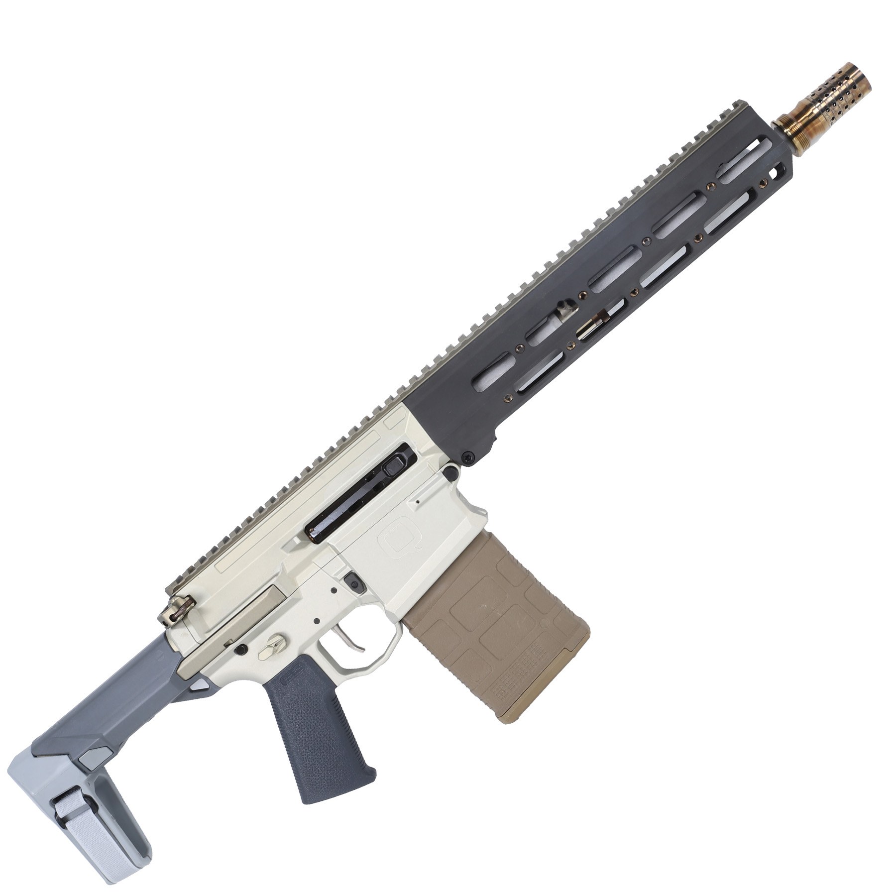 Q LLC BOOMBOX-86-12IN-PISTOL Boombox 8.6 Blackout 20+1 12" Bead Blasted Threaded Barrel, M-LOK Handguard, Aluminum Receiver with Picatinny Rail, Black - Image 4