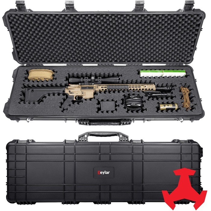48'' Hard Rifle Case with Ragar Foam Insert 48'' Hard Rifle Case with Ragar Foam Insert Black