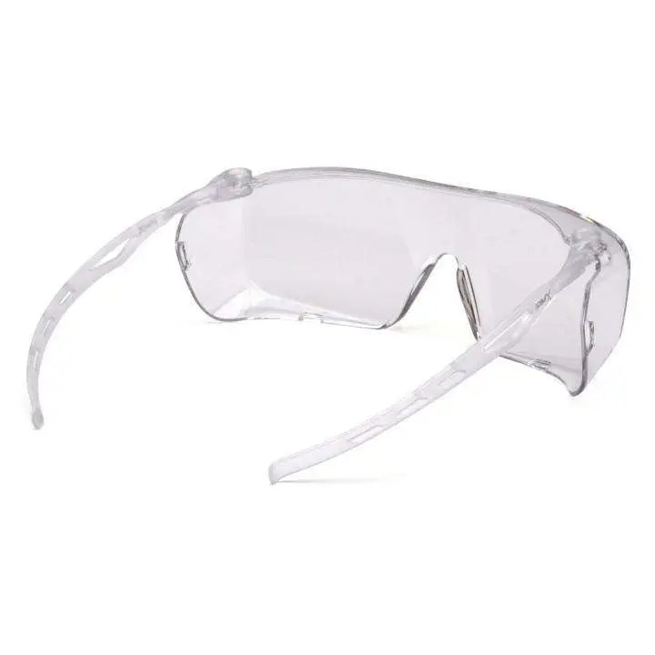 Pyramex Cappture- Black Temples/ Clear Anti-Fog Lens