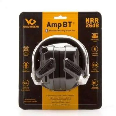 Pyramex Amp BT- NRR 26db Electronic Hearing Protector with BlueTooth-UrbanGray