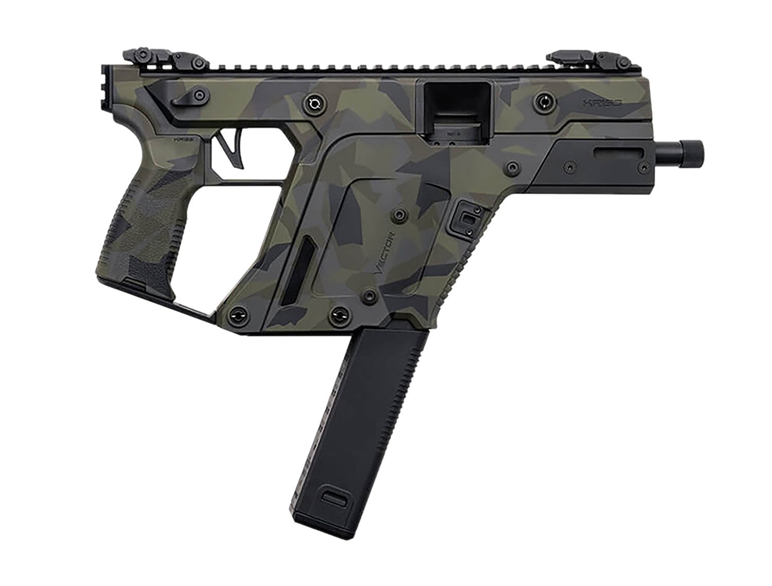 Kriss USA KV103PWD00 Vector SDP Gen3 10mm Auto 33+1 5.50" Black Nitride Threaded Barrel, M-LOK Handguard, Picatinny Rail Receiver & Rear, Black