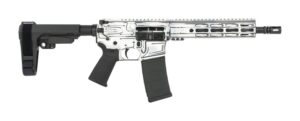 Shark Coast Tactical SCC06223AWHT-P Anime-15 White 5.56 NATO 30+1 10.50" Black Nitride Threaded Barrel, Aluminum Receiver with Picatinny Rail, M-LOK