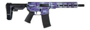 Shark Coast Tactical SCC06278APUR-P Anime-15 Purple 5.56 NATO 30+1 10.50" Black Nitride Threaded Barrel, Purple Cerakote Aluminum Receiver with