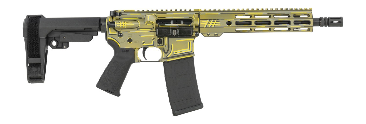 Shark Coast Tactical SCC07039BAZJ-P Anime-15 Bazooka Joe 5.56 NATO 30+1 10.50" Black Nitride Threaded Barrel, Aluminum Receiver with Picatinny Rail