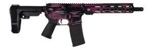 Shark Coast Tactical SCC07053ANBCHY-P Anime-15 5.56 NATO 30+1 10.50" Black Nitride Threaded Barrel, Black Cherry Cerakote Aluminum Receiver