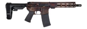 Shark Coast Tactical SCC07275RUST-P Rust 5.56 NATO 30+1 10.50" Black Nitride Threaded Barrel, Aluminum Receiver with Picatinny Rail, M-LOK Handguard