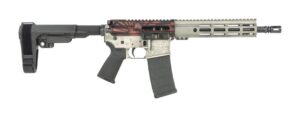 Shark Coast Tactical SCC07343BUSH-P Bushido 5.56 NATO 30+1 10.50" Black Nitride Threaded Barrel, Aluminum Laser Engraved Receiver with Picatinny Rail
