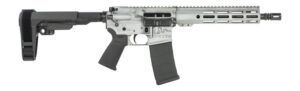 Shark Coast Tactical SCC07411LOD-P Liberty or Death 5.56 NATO 30+1 10.50" Black Nitride Threaded Barrel, Laser Engraved Aluminum Receiver with