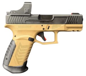 Derya Firearms DY9.BROTSS.SAUCE.US DY9 with Optic 9mm Luger 15+1 4.02" Black Nitride Stainless Steel Optic Cut Slide with Tactical Sauce RMR Green