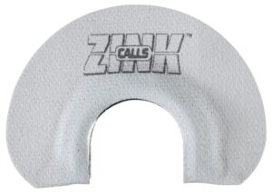 ZINK ZNKZNK312 Lucky Lady Diaphragm Call Triple Reed Turkey Sounds White V-Notch Cut