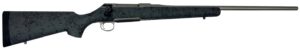 Sauer S1HSGFT65C 100 6.5 Creedmoor Caliber with 5+1 Capacity, 22" Barrel, Gray Cerakote Metal Finish & Gray Black Webbed Fixed HS Precision Stock