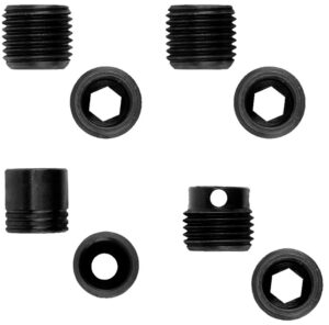 GrovTec US Inc GTHM289 Heavy Duty Push Button Bases Black Steel to Stock Mount (2) 1-Pack