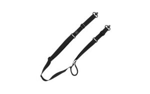 QS 2-Point Sabre Sling-with Push Button Swivels-Black