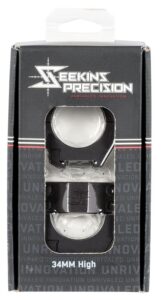 Seekins Precision Scope Rings 0010630006, 34mm High, Matte Black