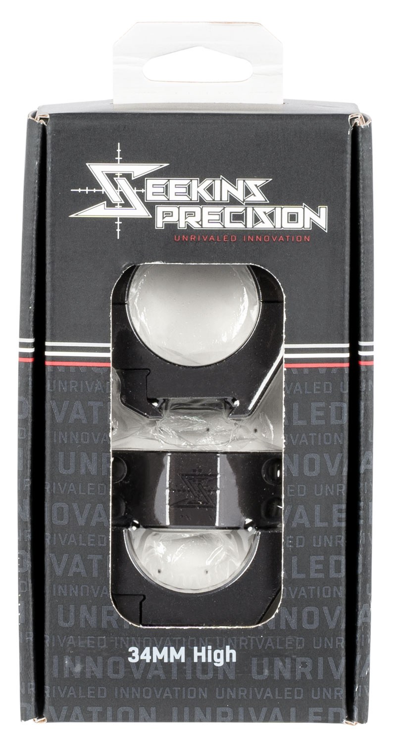Seekins Precision 0010630006 Scope Rings Matte Black 34mm High