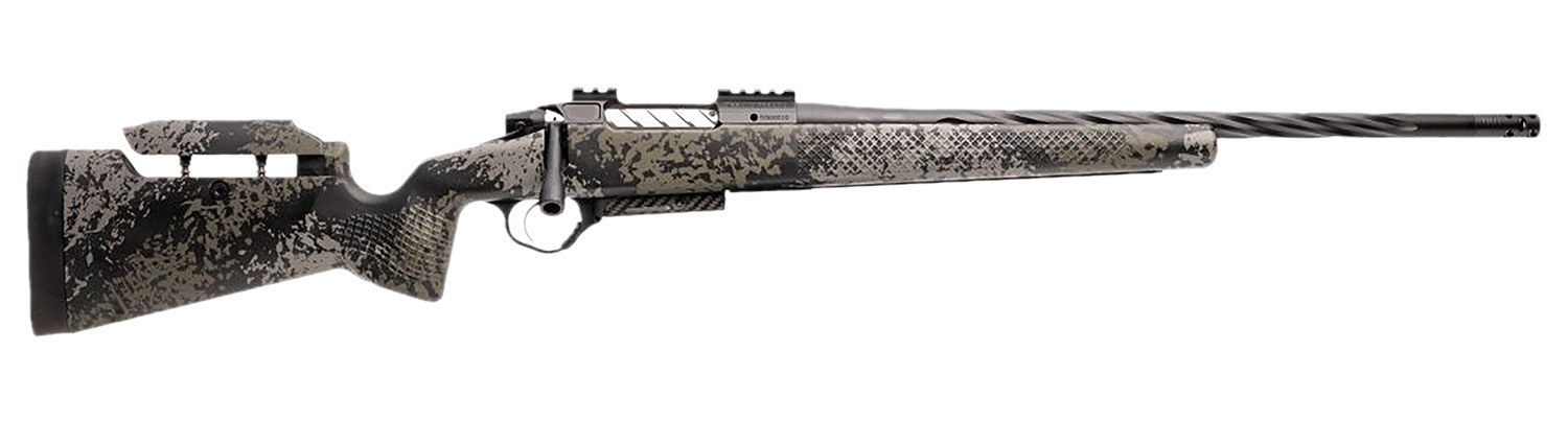 Seekins Precision 0011710305-F Havak PH3 6 Creedmoor 20" Black Fluted Threaded Barrel, Black Picatinny Rail Steel Receiver, Adjustable Cheek Riser