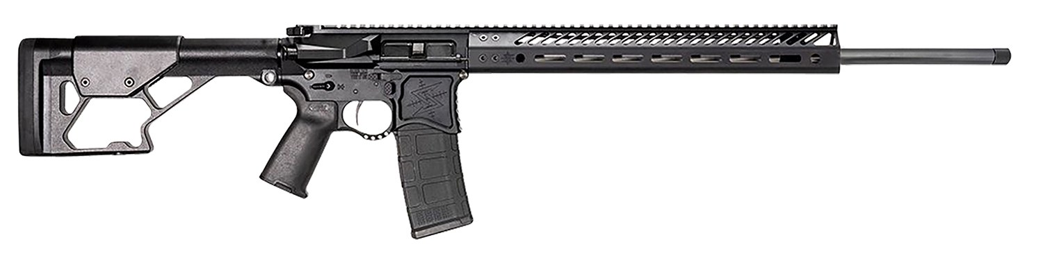Seekins Precision 0011300095 DMR 6mm ARC Caliber with 22" Barrel, 30+1 Capacity, Black Metal Finish, Black Seekins 10X-Ray Stock & Polymer Grip