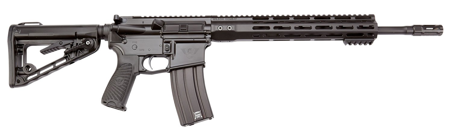 Wilson Combat TRPC556BL Protector Carbine 5.56x45mm NATO 16.25" 30+1 Black Armor-Tuff Black Wilson/Rogers Super Stoc Stock BCM Starburst Polymer Black