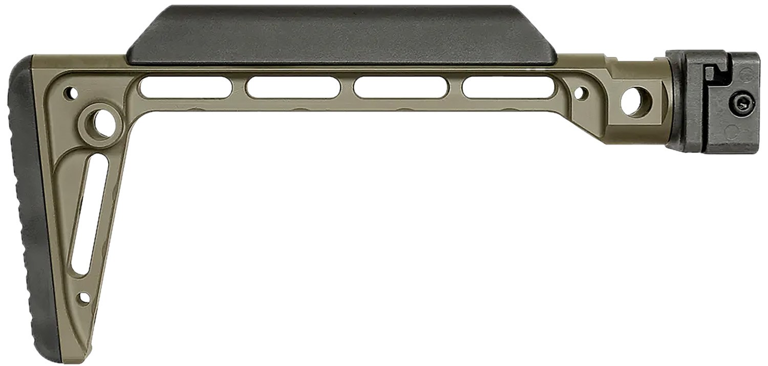 Midwest Industries MIMINSFODG Minimalistic Side Folding Stock ODG 6061 Aluminum Folding