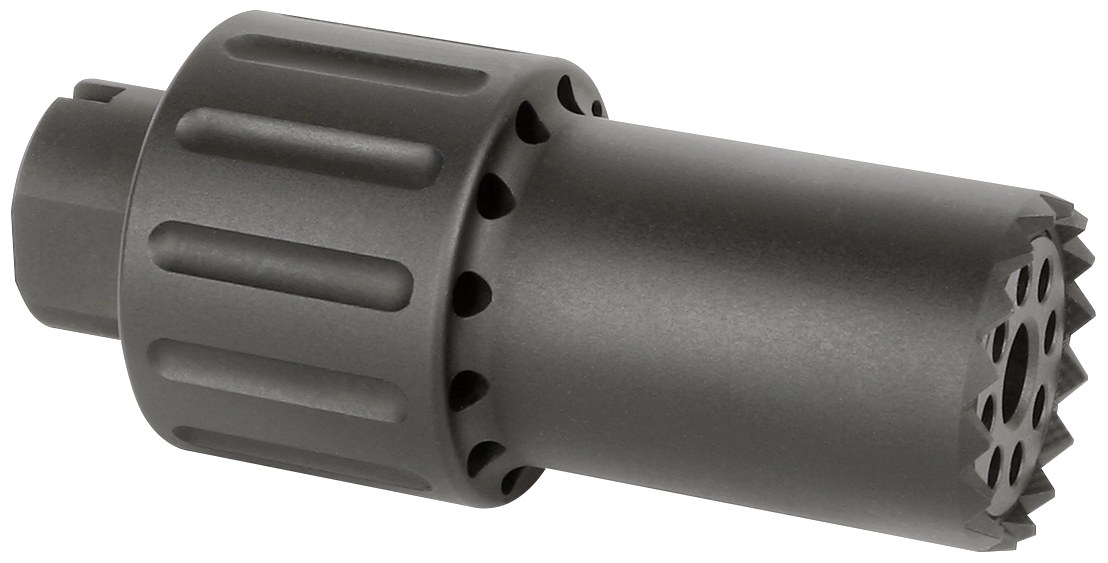 Midwest Industries Alpha Blast Diverter Alpha Blast Diverter - Black Nitride - M14X1LH - Image 2