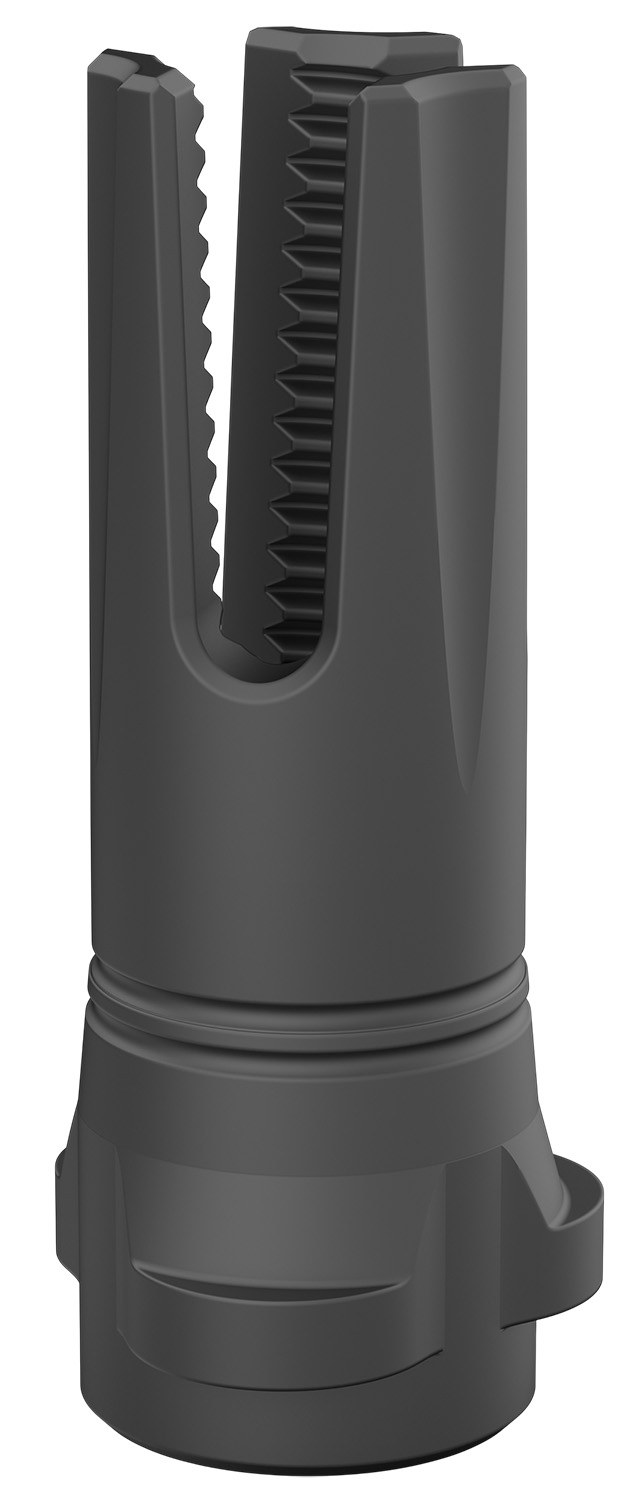 Breek Arms BRK4315 Scorch 3-Prong Flash Hider Black Nitride Steel 1/2"x28 Threads 223 Cal/5.56mm Compatible with Breek-LOK 3QD