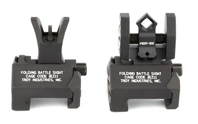 Troy Industries Micro Battlesight Set SSIG-MCM-SSBT-00, M4 Front, Dioptic Rear, Black