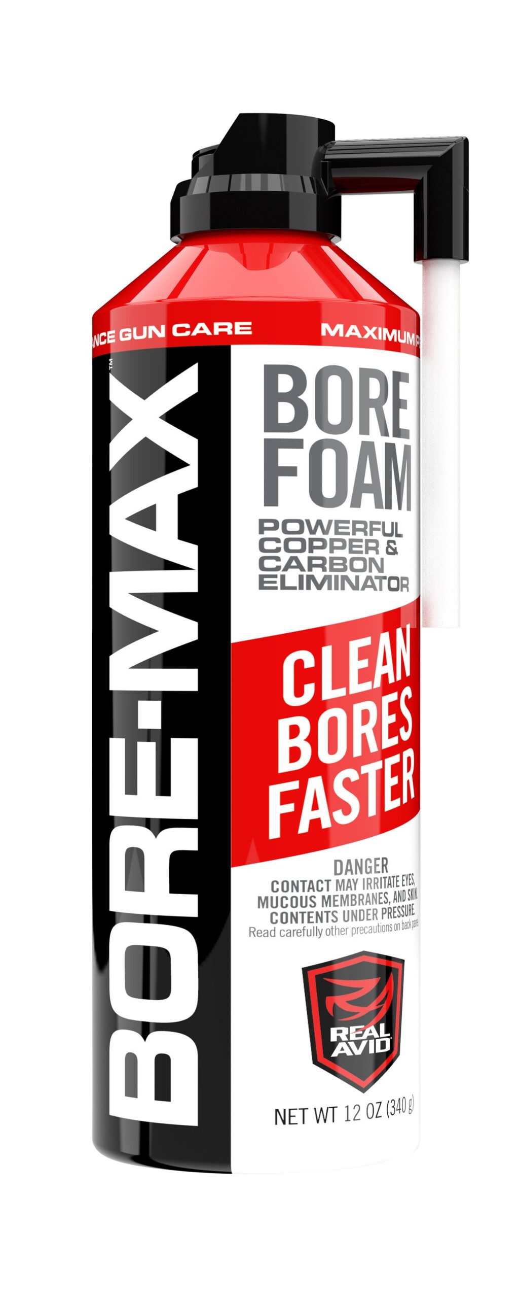 Real Avid AVFBC12A Bore-Max Bore Foam Removes Carbon Build Up 12 Oz Aerosol - Image 2