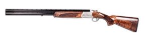 American Tactical ATI ATIGKOF12SVE Cavalry SVE 12 Gauge 3" 2-Round 28" Blued O/U Barrel, Silver Engraved Metal Finish, Oiled Turkish Walnut Stock