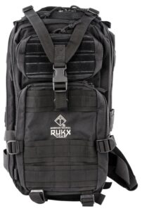 Rukx Gear Tactical 1 Day Bag Black (12/CASE)