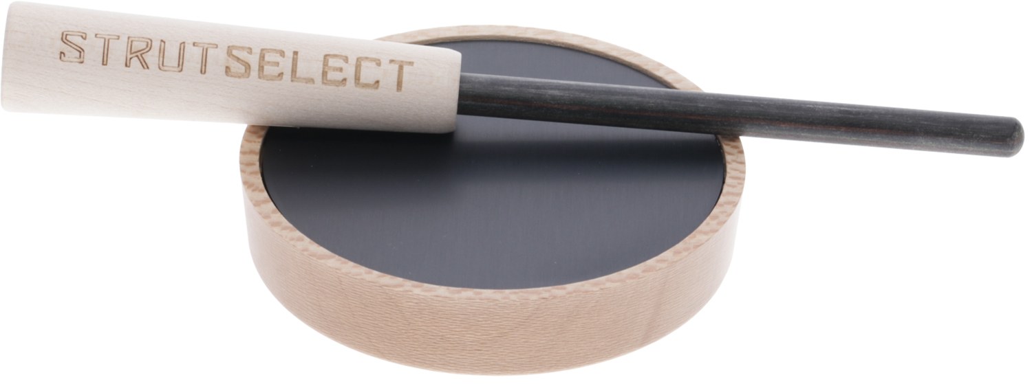 Hunters Specialties Drury Outdoors HSDODPC Signature Pot Call Friction Call Attracts Turkeys Natural Aluminum/Wood