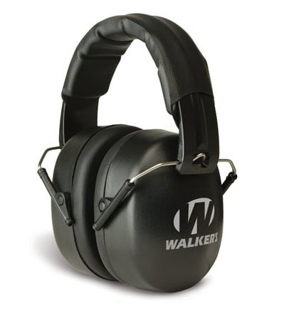 Walker's GWPEXFM3 EXT Range Shooting Muff 30 dB Over the Head Black Polymer - Image 2