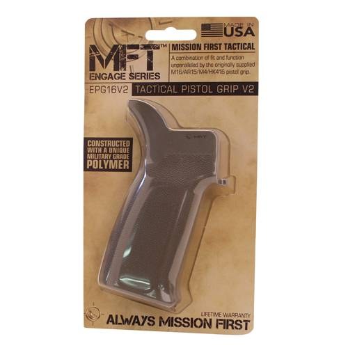 Mission First Tactical Engage Pistol Grip V2 for AR-15/M16 Engage Version 2 Pistol Grip Polymer Sde