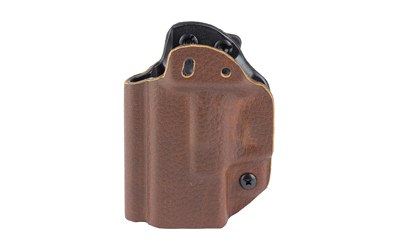 Mission First Tactical Leather Hybrid IWB Holster Springfield Hellcat RH Brown Rage Grain - Image 2