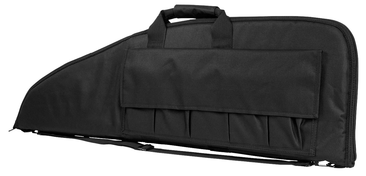 NcSTAR CV290738 VISM Rifle Case with Double Zippers ID Holder Foam Padding & Black Finish