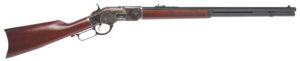 Cimarron CA282 1873 Sporting Full Size 45 Colt (Long Colt) 13+1 24" Blued Octagon Barrel, Color Case Hardened Stainless Steel Receiver, Fixed Walnut