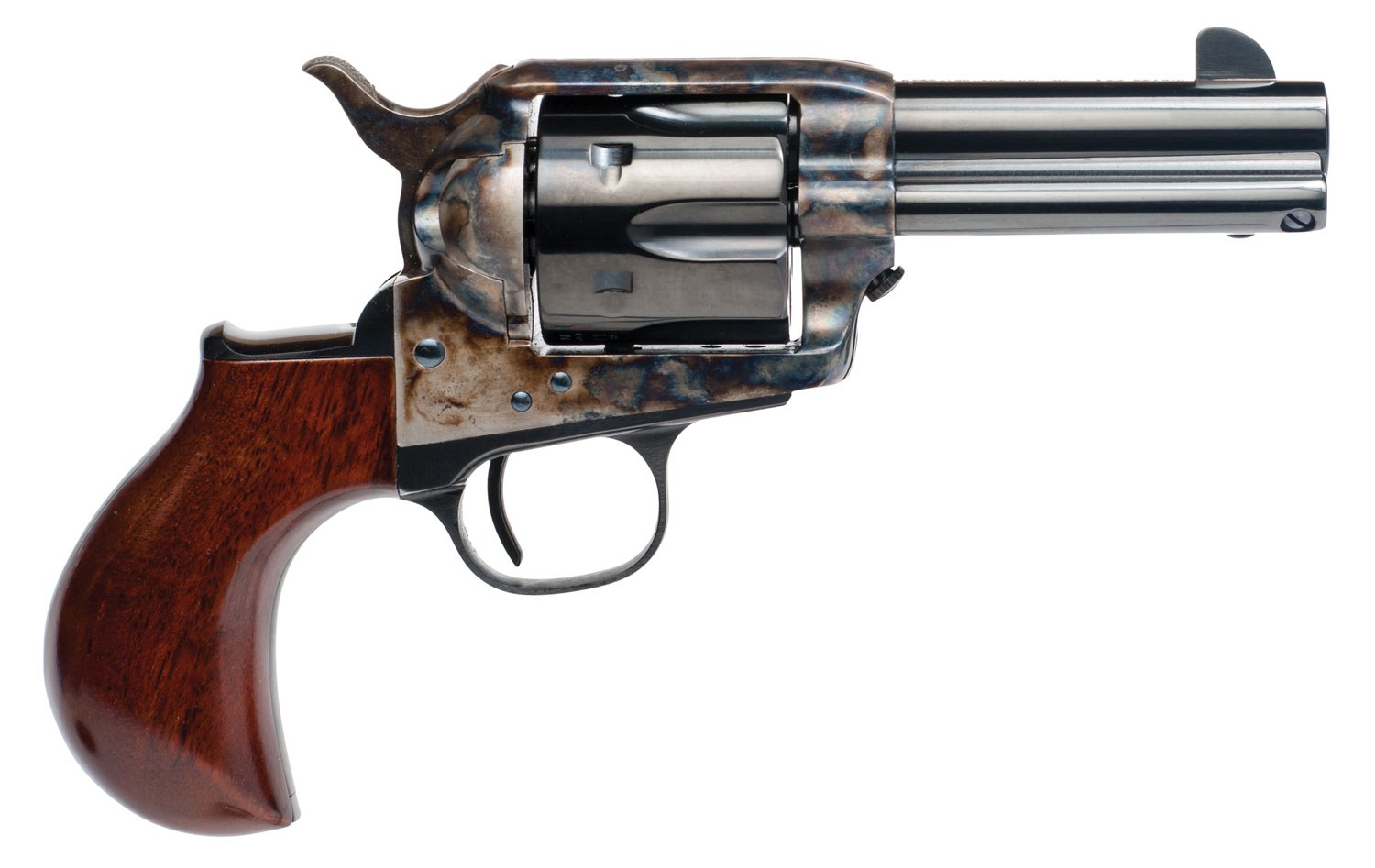 Cimarron CA346 Model P Thunder 45 Colt (Long Colt) 6 Shot 3.50" Blued Stainless Steel Barrel, Blued Cylinder, Color Case Hardened Steel Frame