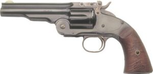 Cimarron CA855 Model 3 Schofield 45 Long Colt 6 Shot 5" Blued Steel Barrel, Cylinder & Frame, Walnut Grip, Manual Safety