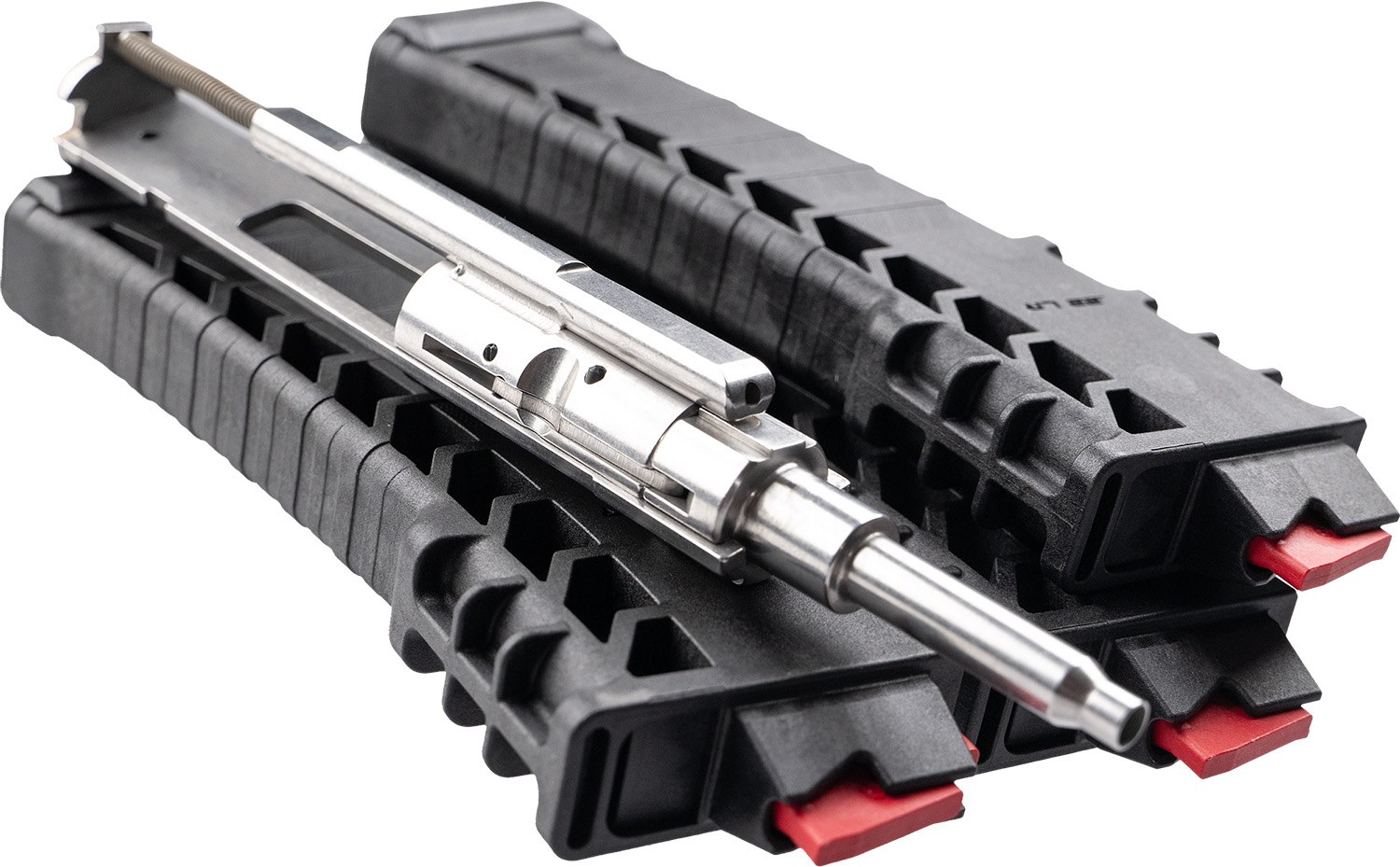 CMMG 22BA651 Bravo Compatible with 5.56/ .223 AR Platform Rifles 22 LR 25-Round Includes 3 Magazines
