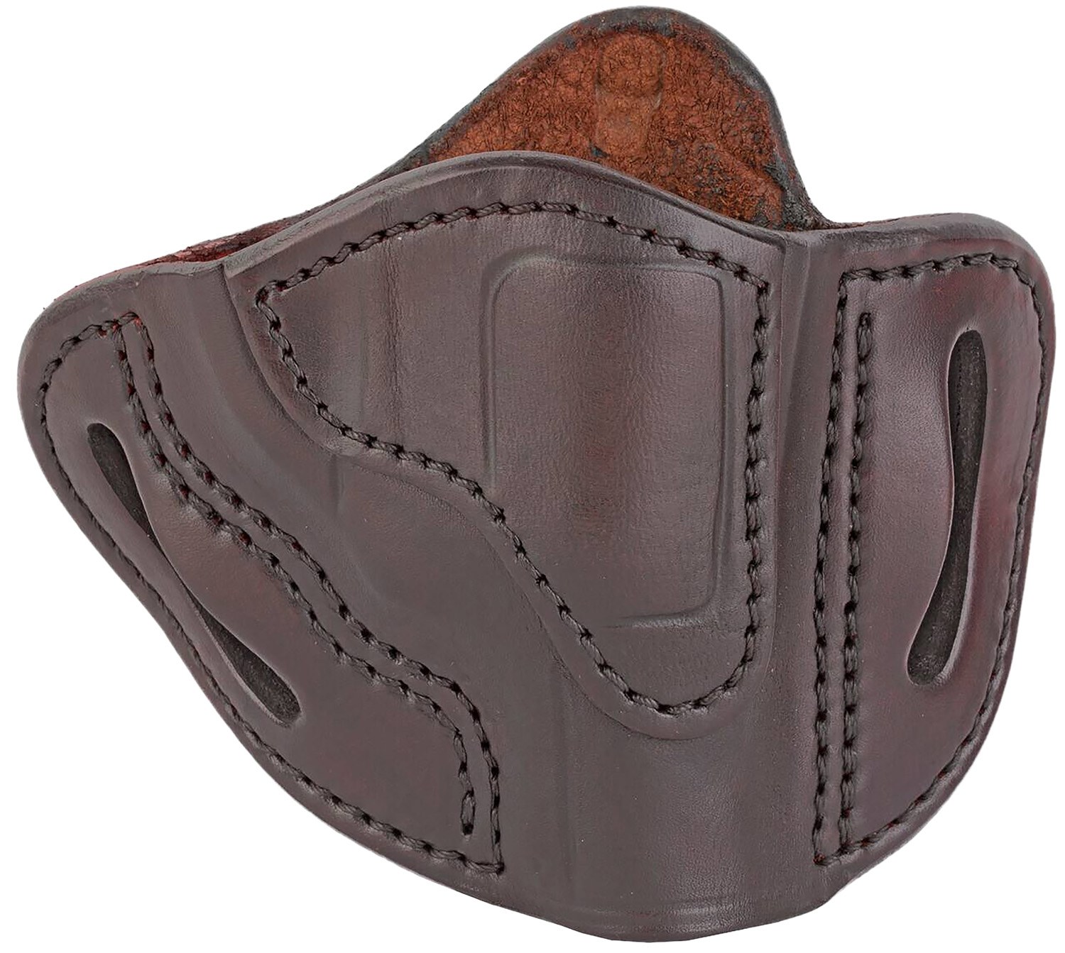 1791 Gunleather RVH1SBRR RVH1 OWB Size 01 Signature Brown Leather Belt Slide Fits S&W J Frame/Ruger LCR/S&W 38 Belt Up to 1.75" Wide Right