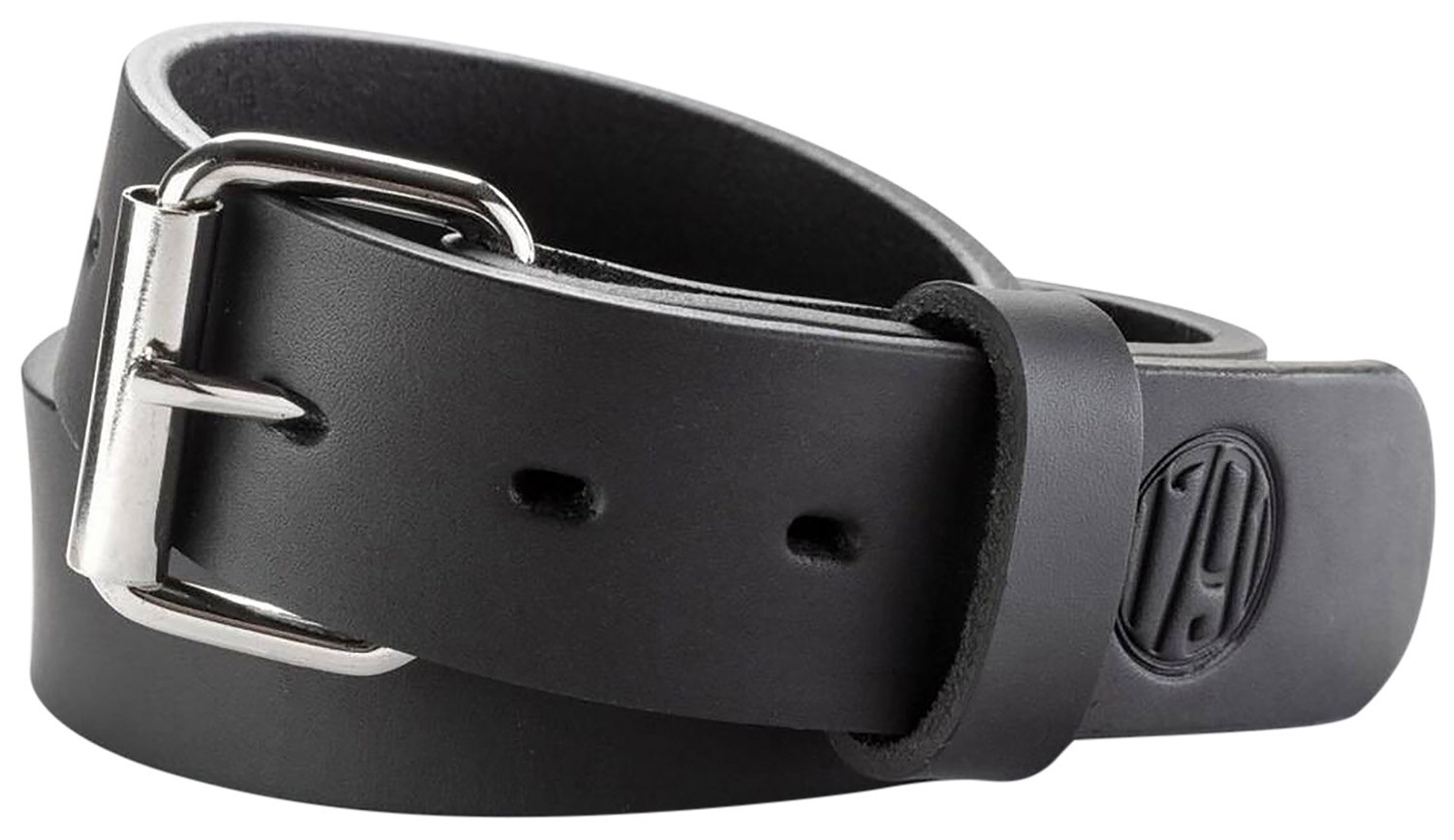 1791 Gunleather BLT014448SBLA 01 Gun Belt Stealth Black Leather 44/48 1.50" Wide Buckle Closure