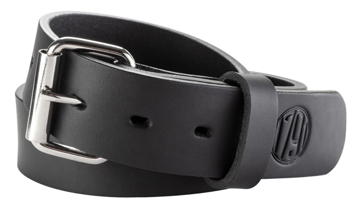 1791 Gunleather BLT014852SBLA 01 Gun Belt Stealth Black Leather 48/52 1.50" Wide Buckle Closure