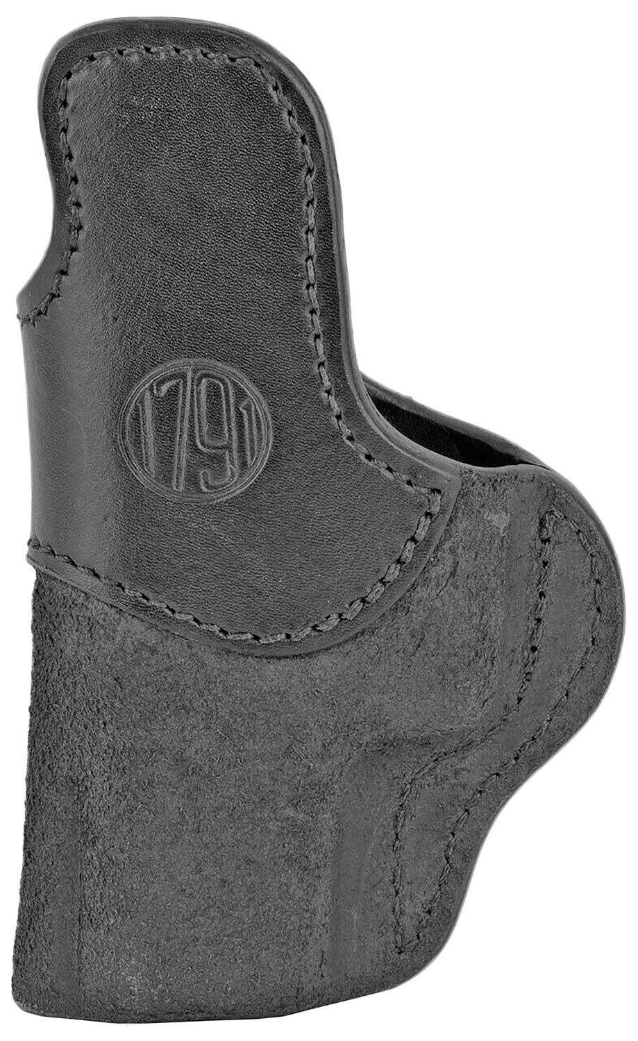 1791 Gunleather RCH4BLKR RCH IWB Size 04 Black Leather Belt Clip Compatible with Glock 17/S&W M&P Shield/Springfield XD Right Hand